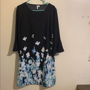 Ladies Black/ blue Dress